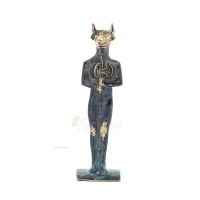 Minotaur: Plasma, the son of Pasiphae queen of Knossos, Minoan civilization 14cm Full body statue Bronze decorative Bronze 1 - g