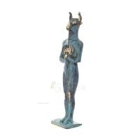 Minotaur: Creature, the son of Pasiphae Queen of Knossos Minoan Civilization 21cm Full Body Statue Bronze Ornament Bronze 2 - gr