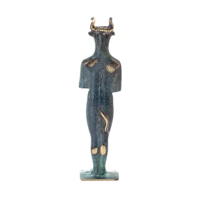 Minotaur: Creature, the son of Pasiphae Queen of Knossos Minoan Civilization 21cm Full Body Statue Bronze Ornament Bronze 4 - gr