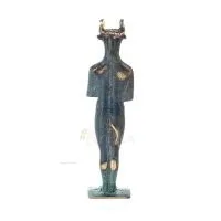 Minotaur: Creature, the son of Pasiphae Queen of Knossos Minoan Civilization 21cm Full Body Statue Bronze Ornament Bronze 4 - gr