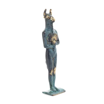 Minotaur: Creature, the son of Pasiphae Queen of Knossos Minoan Civilization 21cm Full Body Statue Bronze Ornament Bronze 5 - gr
