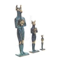 Minotaur: Creature, the son of Pasiphae Queen of Knossos Minoan Civilization 21cm Full Body Statue Bronze Ornament Bronze 6 - gr
