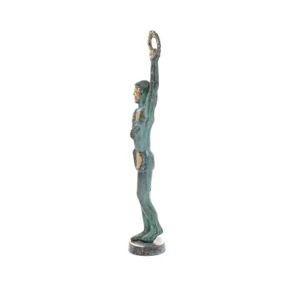 Owl or Glaucus: the sacred bird, symbol of wisdom, prudence, pair 4.5x3.5cm Full body statue Bronze decoration Bronze 2 - grifon
