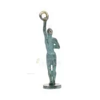 Owl or Glaucus: the sacred bird, symbol of wisdom, prudence, pair 4.5x3.5cm Full body statue Bronze decoration Bronze 3 - grifon
