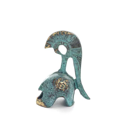 Headdress, from ancient and medieval soldiers small 8x3cm Bronze ornament, ancient Greece Bronze 3 - grifon.se 