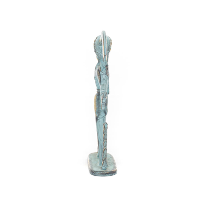 The Prince with the Lilies, Minoan Civilization Large 17x11cm Full Body Statue Bronze Ornament Bronze 2 - grifon.se 