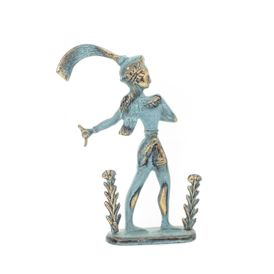 The Prince with the Lilies, Minoan Civilization Large 17x11cm Full Body Statue Bronze Ornament Bronze 3 - grifon.se 
