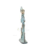 The Prince with the Lilies, Minoan Civilization Large 17x11cm Full Body Statue Bronze Ornament Bronze 4 - grifon.se 
