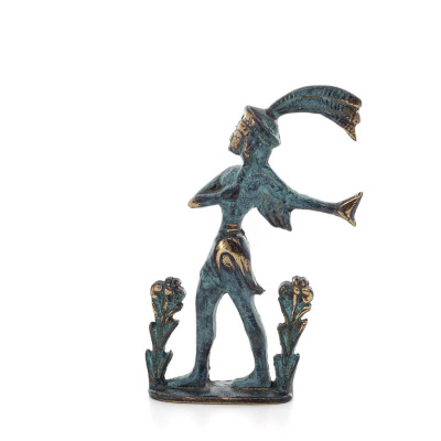 The Prince with the Lilies, Minoan Civilization Small 12x7cm Full Body Statue Bronze Ornament Bronze 1 - grifon.se 