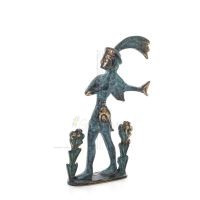 The Prince with the Lilies, Minoan Civilization Small 12x7cm Full Body Statue Bronze Ornament Bronze 5 - grifon.se 