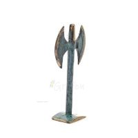 Double Pelekis: The Sanctuary, for ritual sacrifice 12x6cm Bronze ornament, Minoan civilization, ancient Greece Bronze 5 - grifo