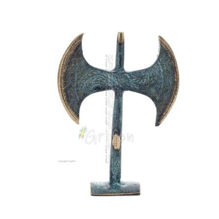 Double Pelekis: The Sanctuary, for ritual sacrifice 12x10cm Bronze ornament, Minoan civilization, ancient Greece Bronze 1 - grif