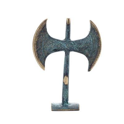 Double Pelekis: The Sanctuary, for ritual sacrifice 12x10cm Bronze ornament, Minoan civilization, ancient Greece Bronze 1 - grif