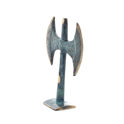 Double Pelekis: The Sanctuary, for ritual sacrifice 12x10cm Bronze ornament, Minoan civilization, ancient Greece Bronze 2 - grif