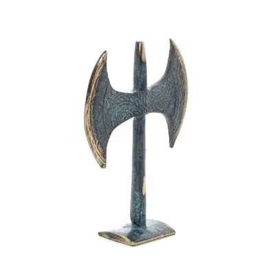 Double Pelekis: The Sanctuary, för rituella offer 12x10cm Brons prydnad, minoisk civilisation, antikens Grekland Brons 5 - grifo