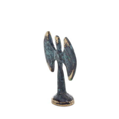 Double Pelekis: The Sanctuary, for ritual sacrifice 4.8x3.2cm Bronze ornament, Minoan civilization, ancient Greece Bronze 2 - gr