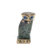 Owl Owl Plaque 5x2cm Full Body Statue Bronze Ornament Bronze 1 - grifon.se 