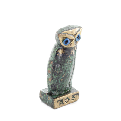 Owl Owl Plaque 5x2cm Full Body Statue Bronze Ornament Bronze 5 - grifon.se 