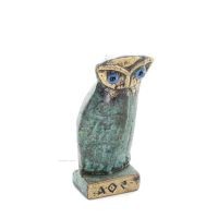 Owl Owl Plaque 6x2.5cm Full Body Statue Bronze Ornament Bronze 5 - grifon.se 