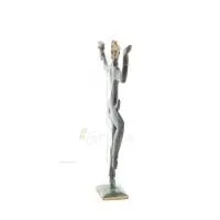 Satyr: Mythical Beings, Demons, Spirits in Mountains and Forests Sculpture 21x18cm Full Body Statue Bronze Ornament Bronze 4 - g