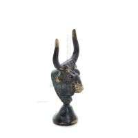 Minotaur: The Son of Queen Pasiphae, Bull Head, Bull Head 6cm Bust, Statue Bronze Ornament, Minoan Era Bronze 5 - grifon.se 