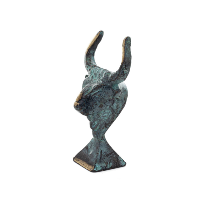 Minotaur: Queen Pasiphaes son, Bull head, bull head 9cm Bust, statue Bronze decorative, Minoan era Bronze 2 - grifon.se 