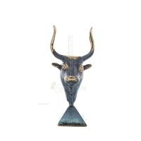 Minotaur: The Son of Queen Pasiphae, Bull Head, Bull Head 15cm Bust Statue Bronze Decorative, Minoan Era Bronze 1 - grifon.se 