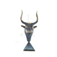 Minotaur: The Son of Queen Pasiphae, Bull Head, Bull Head 15cm Bust Statue Bronze Decorative, Minoan Era Bronze 1 - grifon.se 