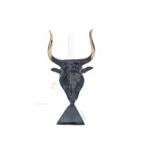 Minotaur: The Son of Queen Pasiphae, Bull Head, Bull Head 15cm Bust Statue Bronze Decorative, Minoan Era Bronze 4 - grifon.se 