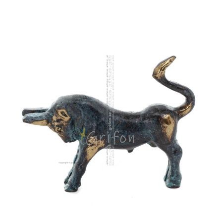 Bull, small bull 7x8cm Full body statue Bronze decoration Bronze 1 - grifon.se