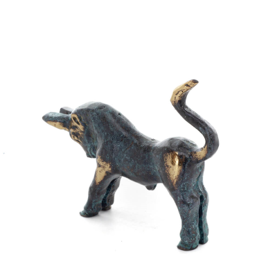Bull, small bull 7x8cm Full body statue Bronze decoration Bronze 2 - grifon.se 