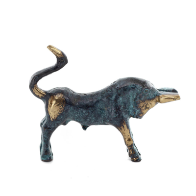 Bull, small bull 7x8cm Full body statue Bronze decoration Bronze 4 - grifon.se 