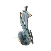 Owl or Glaucus: the sacred bird, symbol of wisdom, prudence, giant oblique 9x6cm Full body statue Bronze decoration Bronze 2 - g