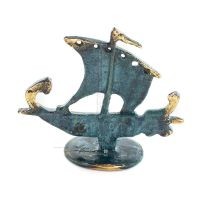 Owl or Glaucus: the sacred bird, symbol of wisdom, prudence, giant oblique 9x6cm Full body statue Bronze decoration Bronze 3 - g