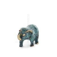 Owl or Glaucus: the sacred bird, symbol of wisdom, prudence, sculpture new 2x1cm Full body statue Bronze decorative Bronze 1 - g