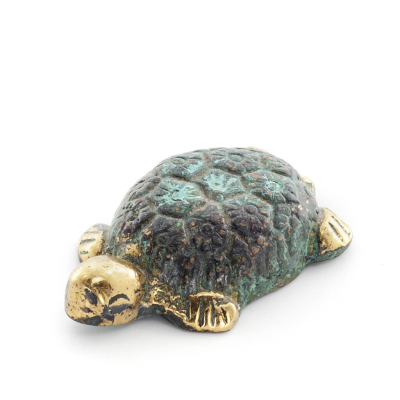 Turtle: symbolizes strength, courage, protection, wisdom, patience 3x2cm Full Body Statue Bronze Ornament Bronze 5 - grifon.se 