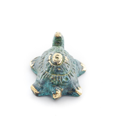Turtle: symbolizes strength, courage, protection, wisdom, patience 4x3cm Full Body Statue Bronze Ornament Bronze 2 - grifon.se 