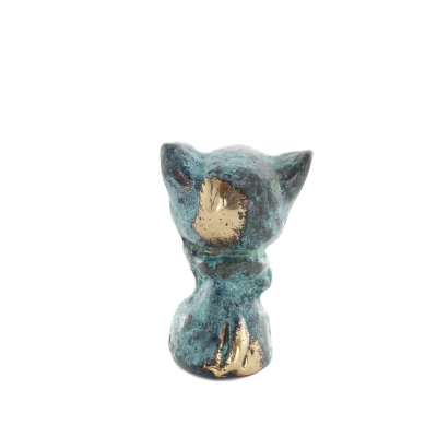 Owl or Glaucus: the sacred bird, symbol of wisdom, prudence, pair 4.5x3.5cm Full body statue Bronze decoration Bronze 3 - grifon