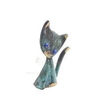Cats Plaque 8x6cm Full Body Statue Bronze Decorative, Miniature Bronze 5 - grifon.se 