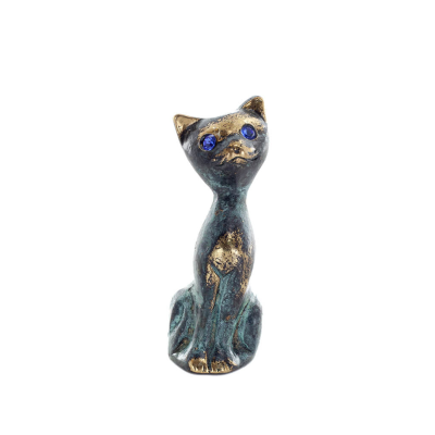 Small cats 7x2cm Full body statue Bronze decorative, Miniature Bronze 1 - grifon.se 