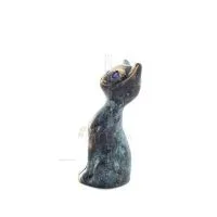 Små katter 7x2cm Helkroppsstaty Brons dekorativ, Miniatyr Brons 2 - grifon.se 