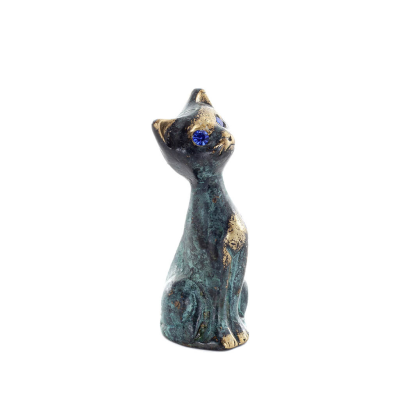 Small cats 7x2cm Full body statue Bronze decorative, Miniature Bronze 5 - grifon.se 