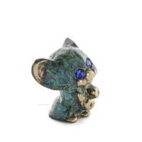 Mouse 4x3cm Full Body Statue Bronze Ornament, Miniature Bronze 5 - grifon.se 