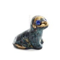 Dog 4x4cm Full body statue Bronze decoration, Miniature Bronze 4 - grifon.se 