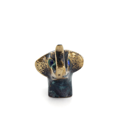 Elephant Thick 4x3cm Full Body Statue Bronze Ornament, Miniature Bronze 5 - grifon.se 