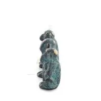 Monkeys Medium 6x3cm Full Body Statue Bronze Ornament, Miniature Bronze 2 - grifon.se 