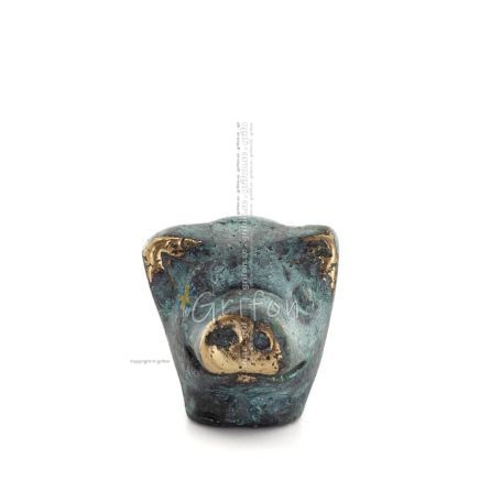 Γουρουνάκι 2x2εκ Ολόσωμο άγαλμα Μπρούτζινο διακοσμητικό, Μινιατούρα Μπρούτζινα 1 - grifon.se 