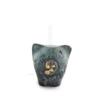 Smågris 2x2cm helkroppsstaty Bronsprydnad, miniatyr Brons 3 - grifon.se 
