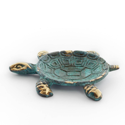 Ashtray Turtle, Ashtray 10x7cm Full Body Statue Bronze Ornament Bronze 1 - grifon.se 