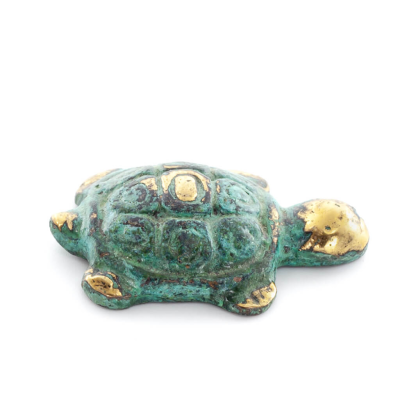 Tortoise: symbolizes strength, courage, protection, wisdom, patience 5x3cm Full Body Statue Bronze Ornament Bronze 3 - grifon.se